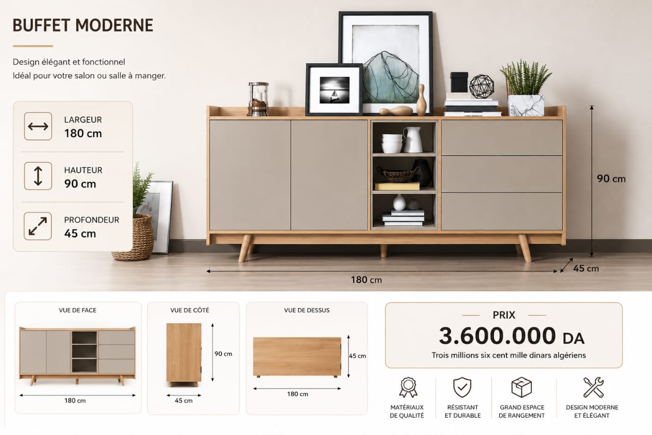 Buffet Moderne HB Design+